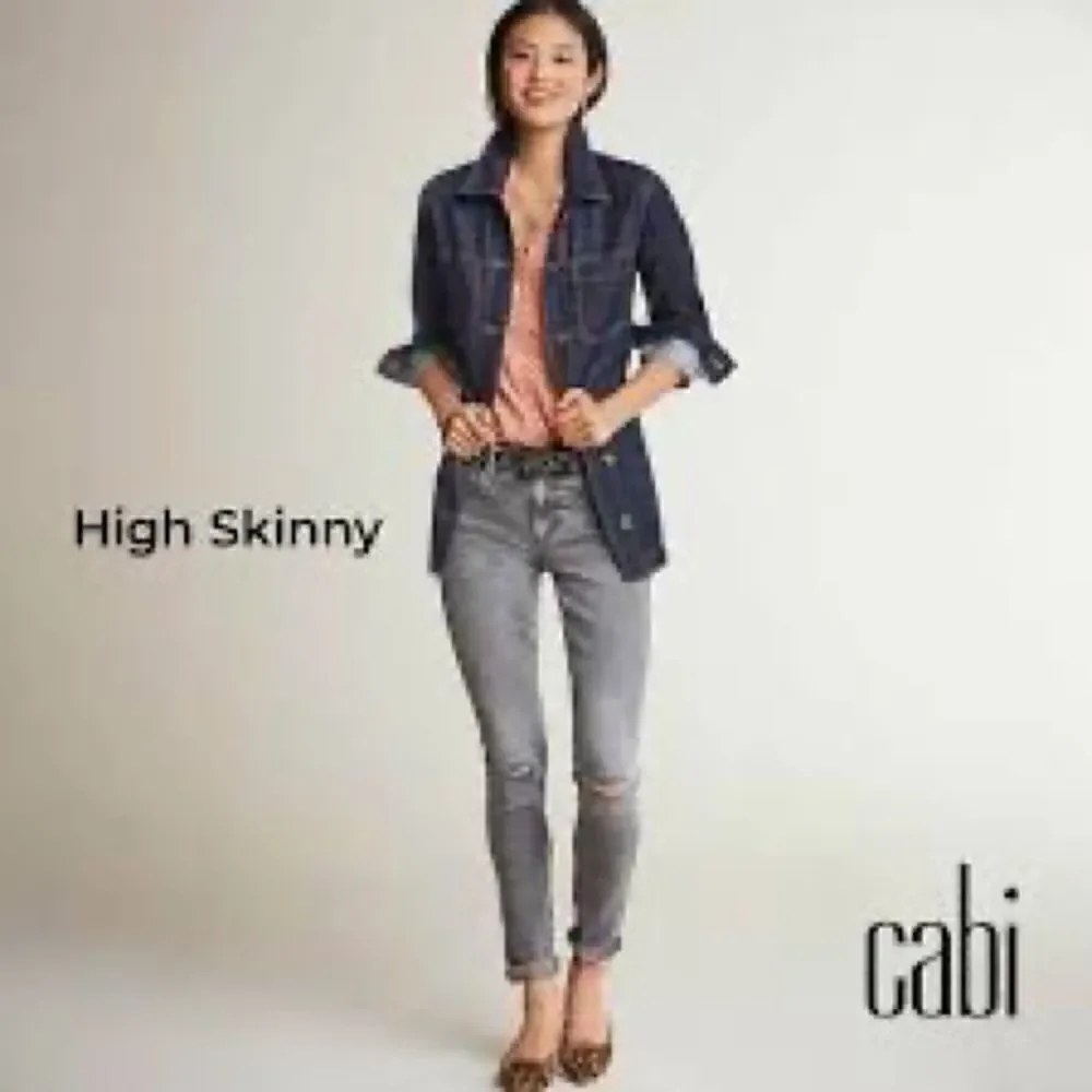 CAbi Jeans High Skinny 4 Gray